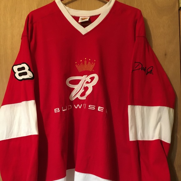 Chase Authentic long sleeve Dale Jr/Budweiser tee - Picture 1 of 7
